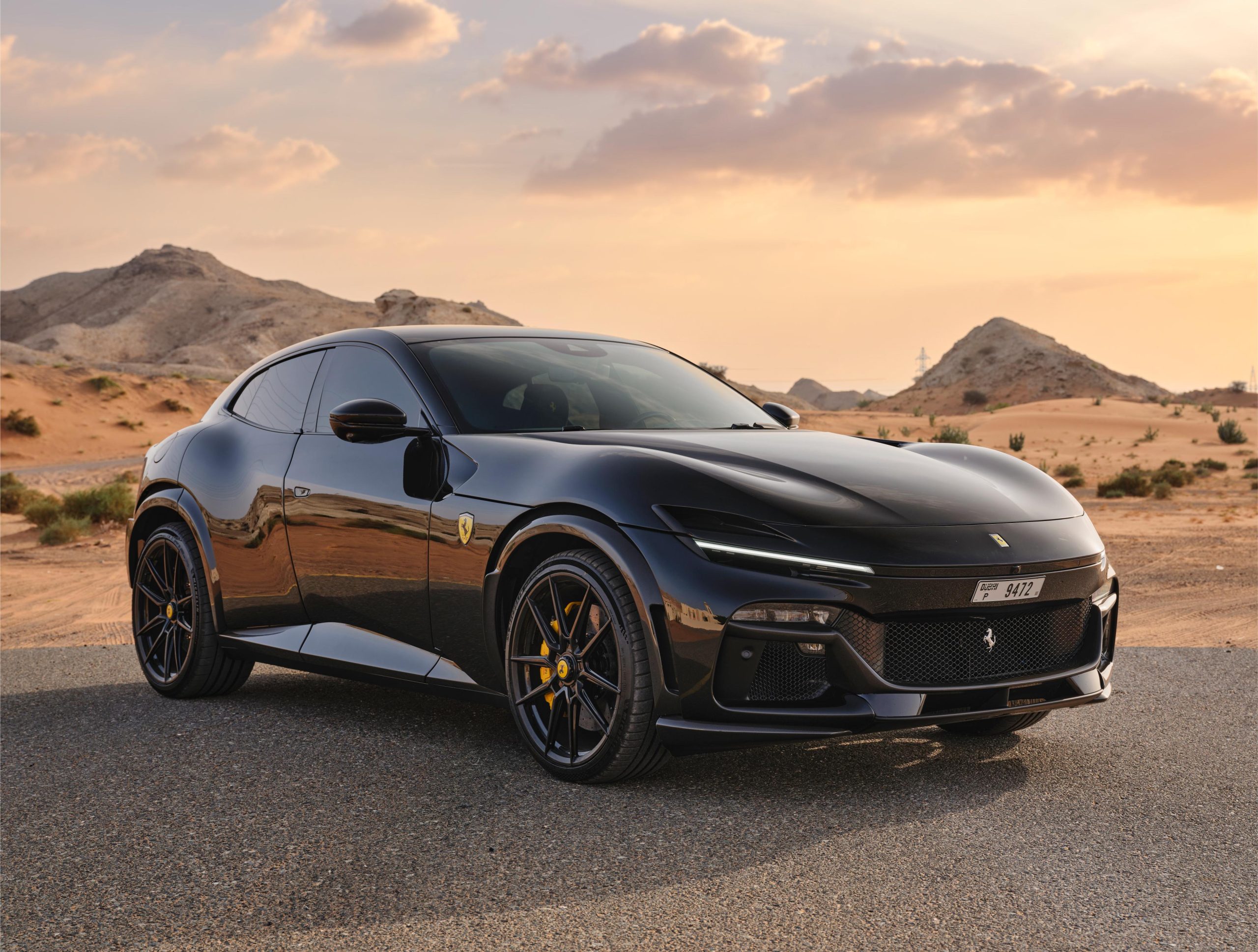 Ferrari Purosangue rental Dubai — naturally-aspirated V12 exotic SUV